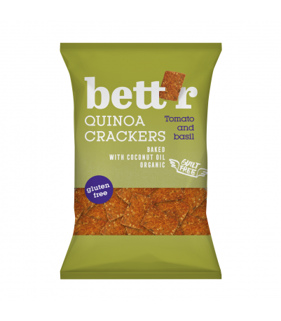 Quinoa Crackers Tomat Basilikum Ø