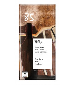 Vivani Mørk Chokolade 85% Ø